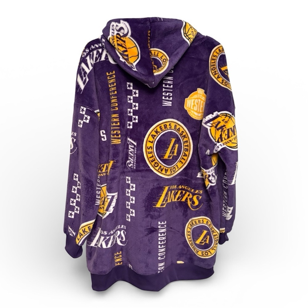 Los Angeles Lakers NBA  Ultra Game Oversized Hoodie Blanket NWT - Picture 3 of 5